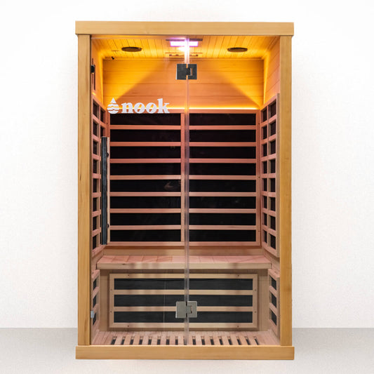 Nook Core The new platinum standard in infrared sauna technology. – Nook