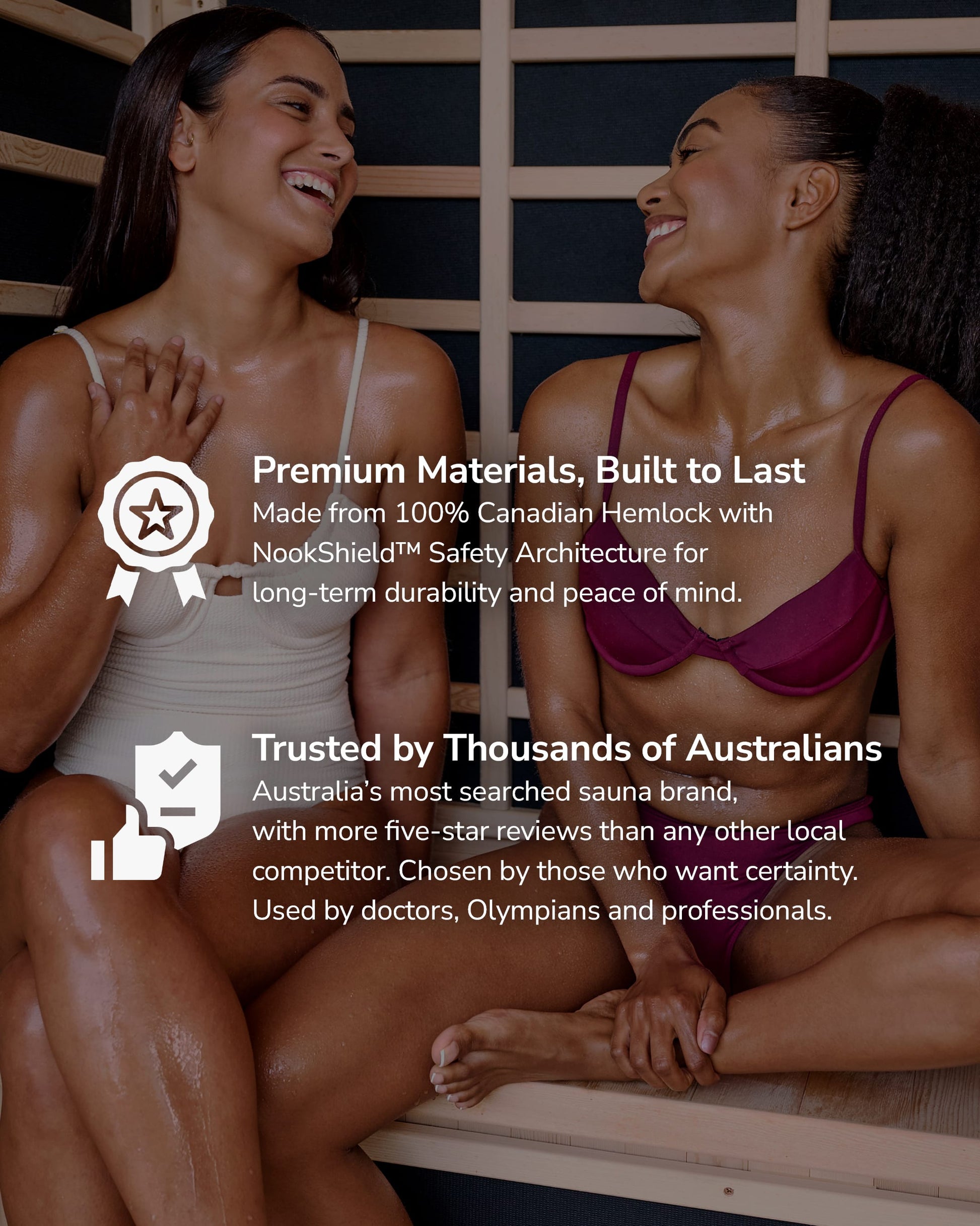 Key benefits of the Nook Elite 3-person infrared sauna