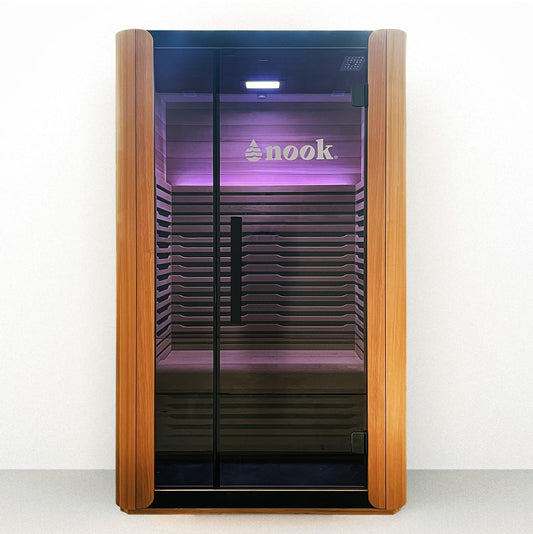 Nook Ultra 2-person infrared sauna front view