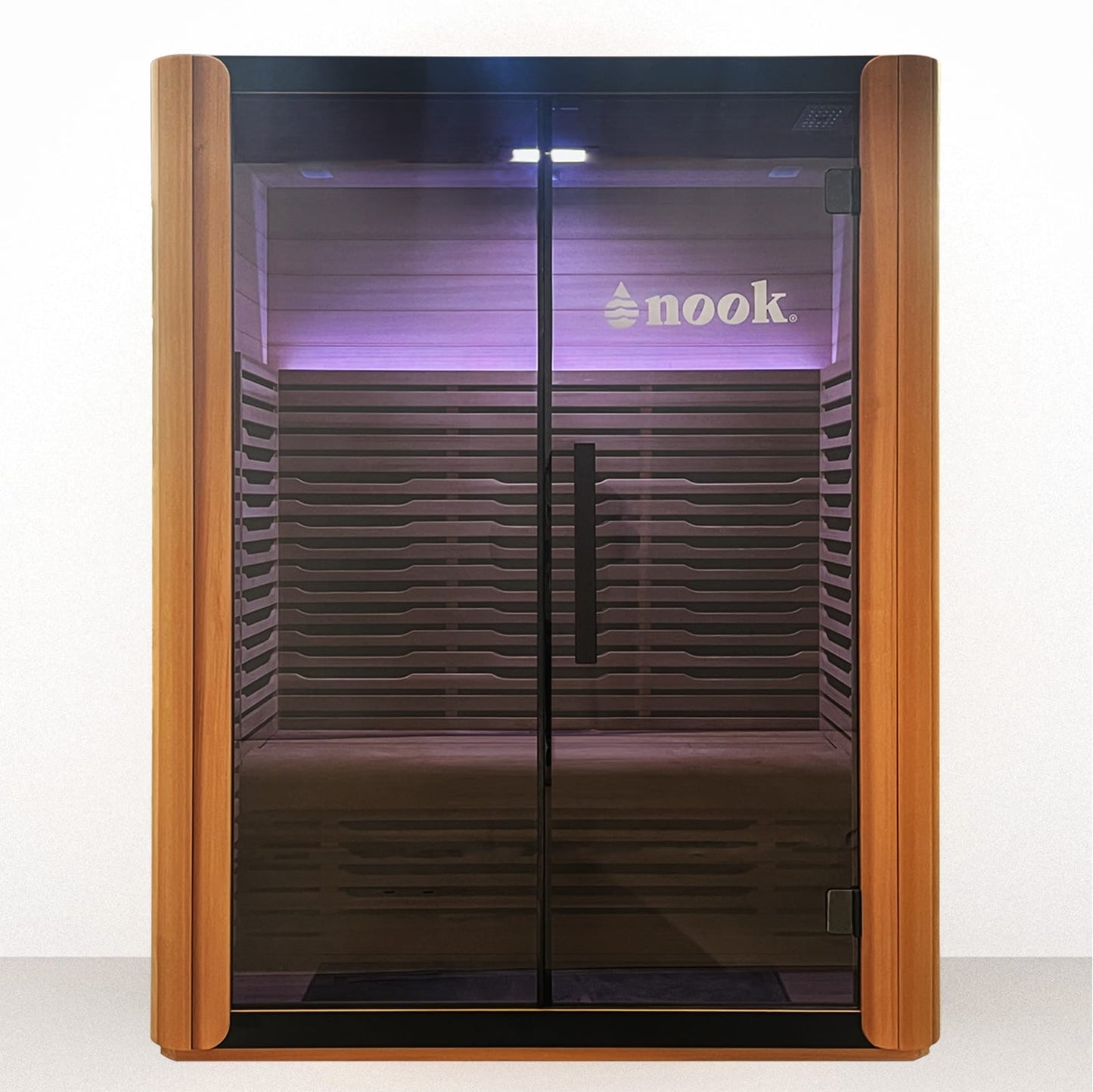 Nook Ultra 3-person infrared sauna front view i