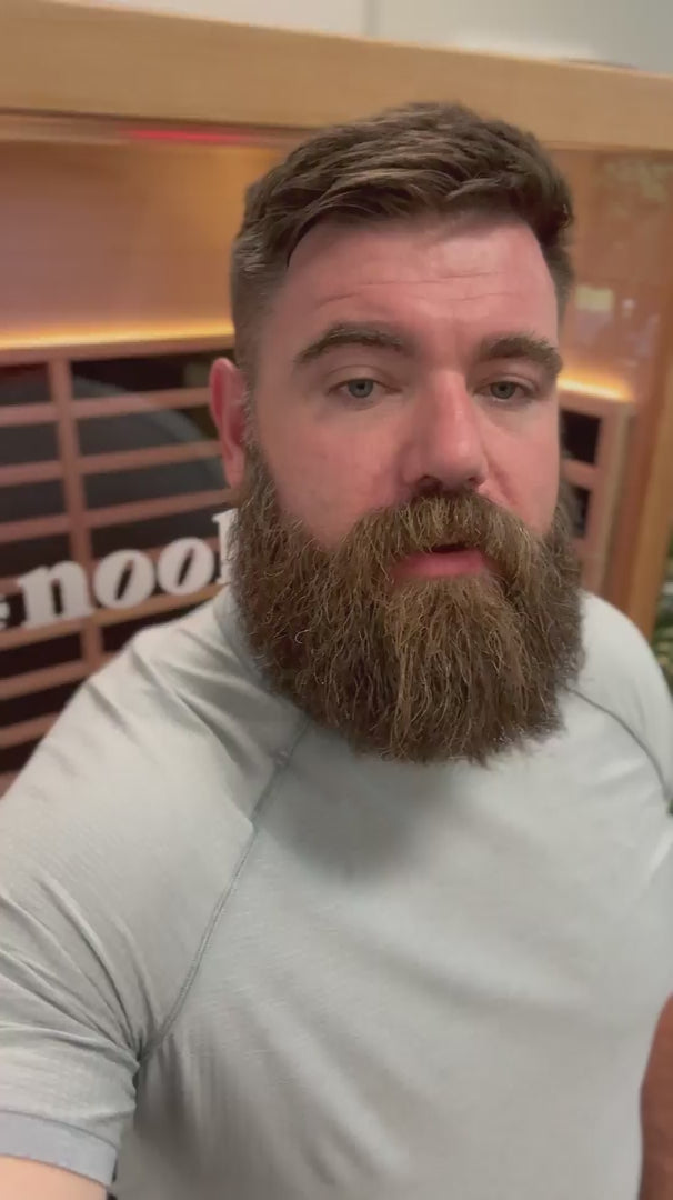 Video: Full walkthrough of Nook Elite 3-person infrared sauna by Dr. Nathan Bridger